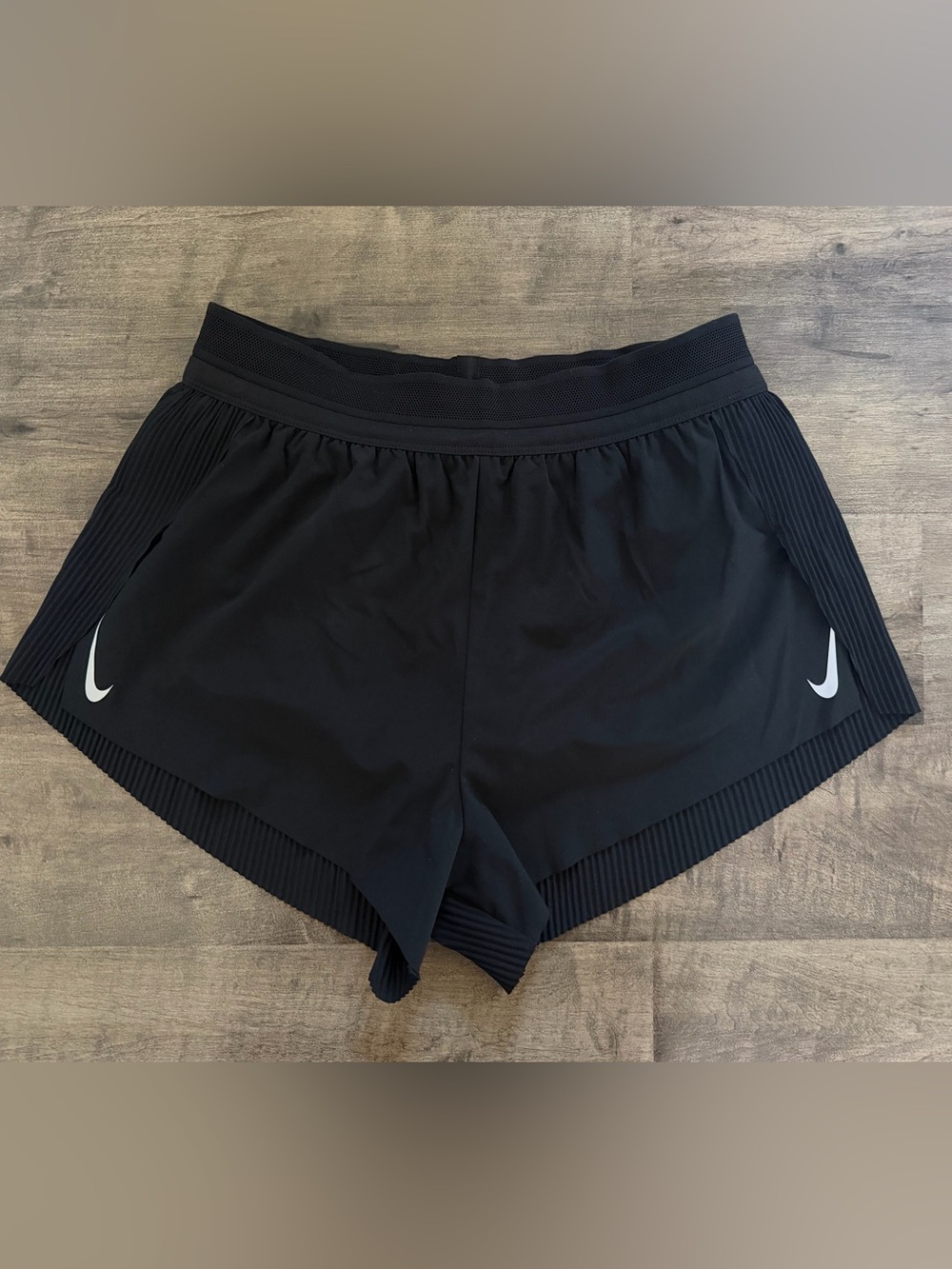 Nike Black Aeroswift Split Running Shorts